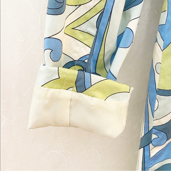 Retro Button-down Swirl Printed Long Jacket - Picture 4 of 7